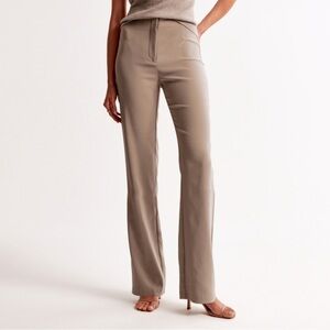 Abercrombie & Fitch Tan Tailored Trousers